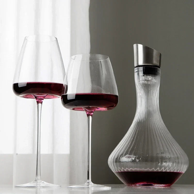 Copas de Vino de Cristal | Elegancia Hecha a Mano