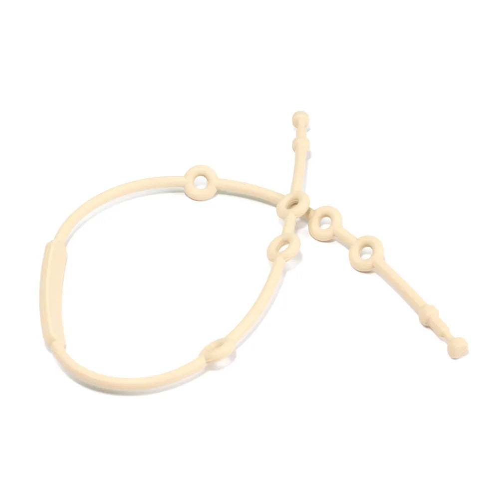 Correas sujetajuguetes de silicona ajustables para un juego seguro