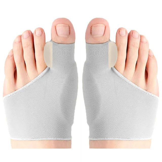 Corrector de dedos para hallux valgus con alivio de presión al caminar