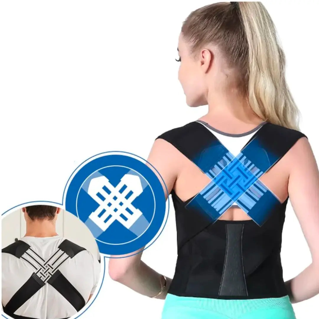 Corrector de postura ergonómico y ajustable