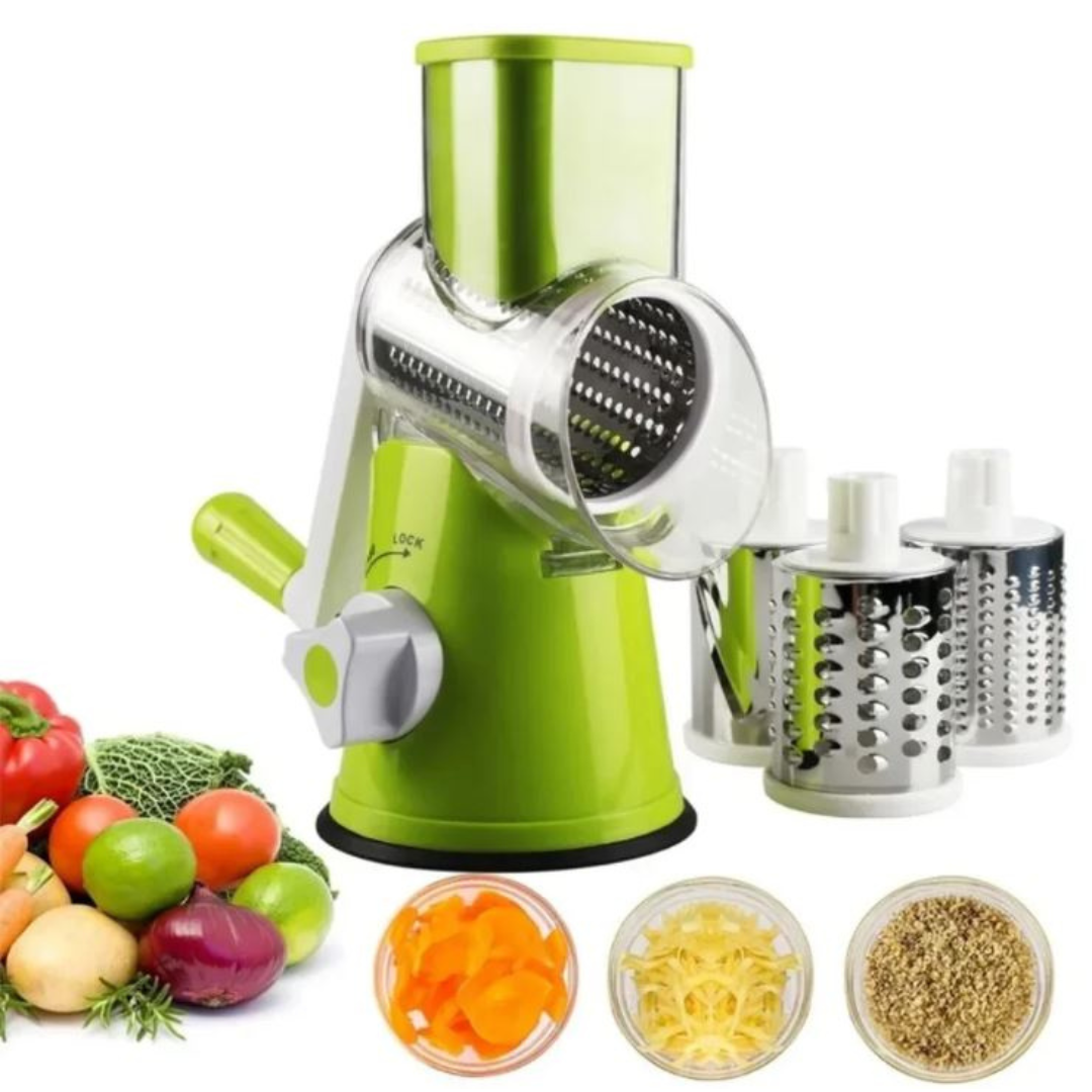 Cortador de verduras: rebanador giratorio de verduras