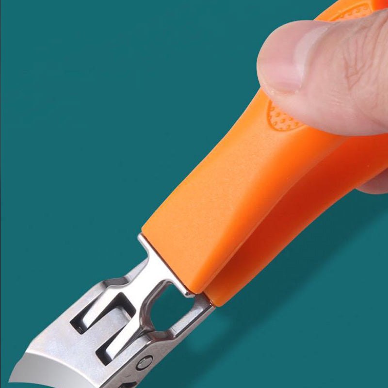 Cortaúñas ergonómico con mango antideslizante – Ideal para uñas gruesas y encarnadas