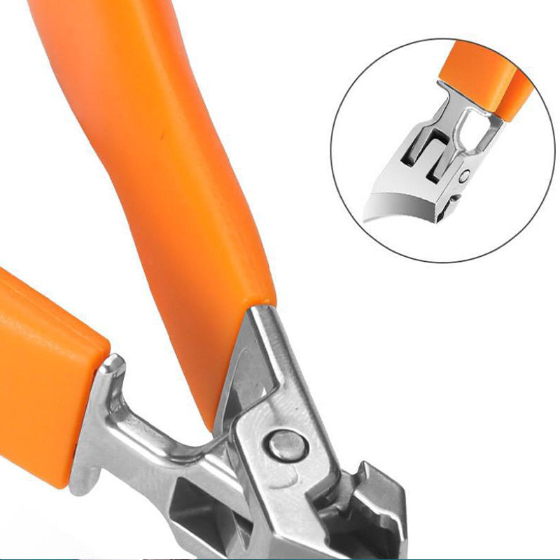Cortaúñas ergonómico con mango antideslizante – Ideal para uñas gruesas y encarnadas