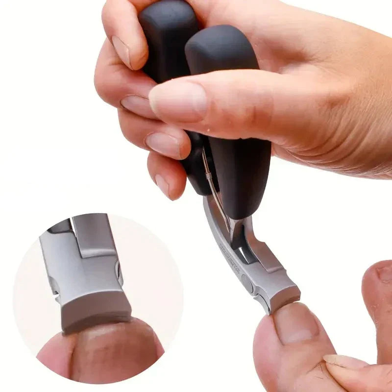 Cortaúñas profesional: acero inoxidable de precisión, mango ergonómico y resultados de calidad de salón