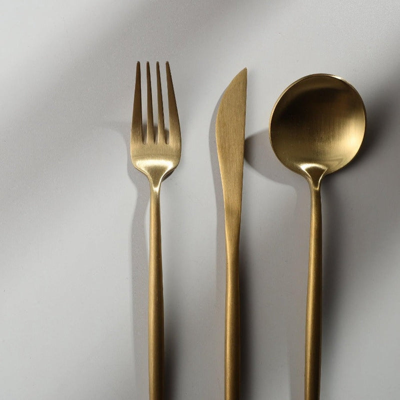 Cubertería minimalista – Acero inoxidable de alta calidad | Diseño elegante