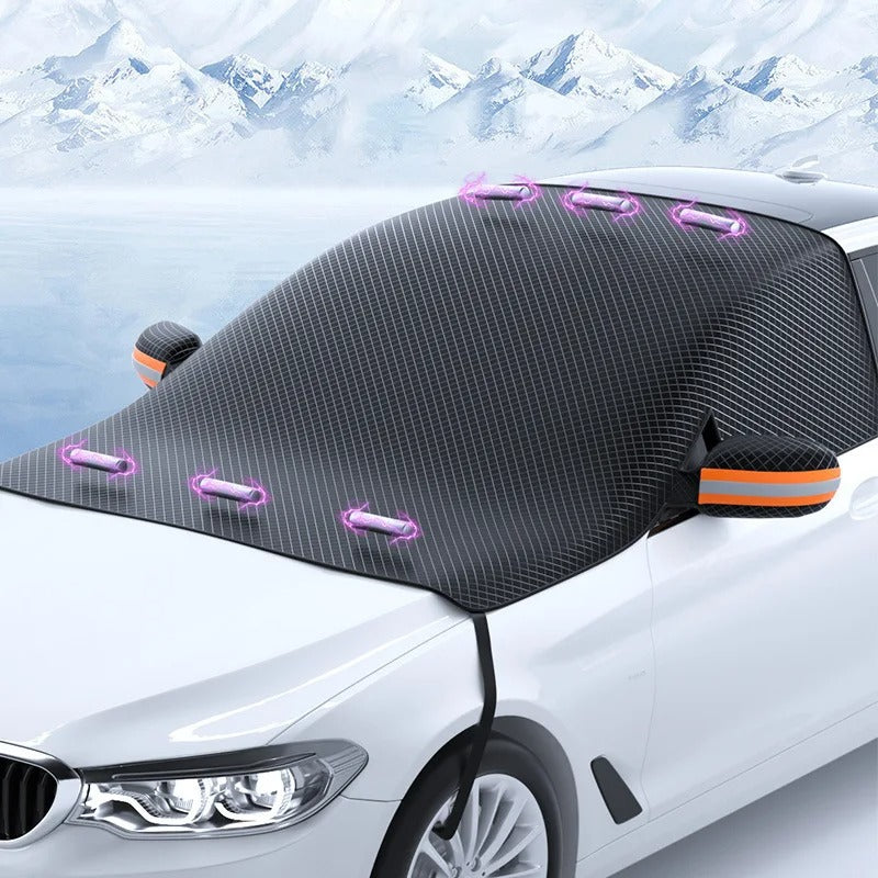 Cubierta magnética para nieve para coche