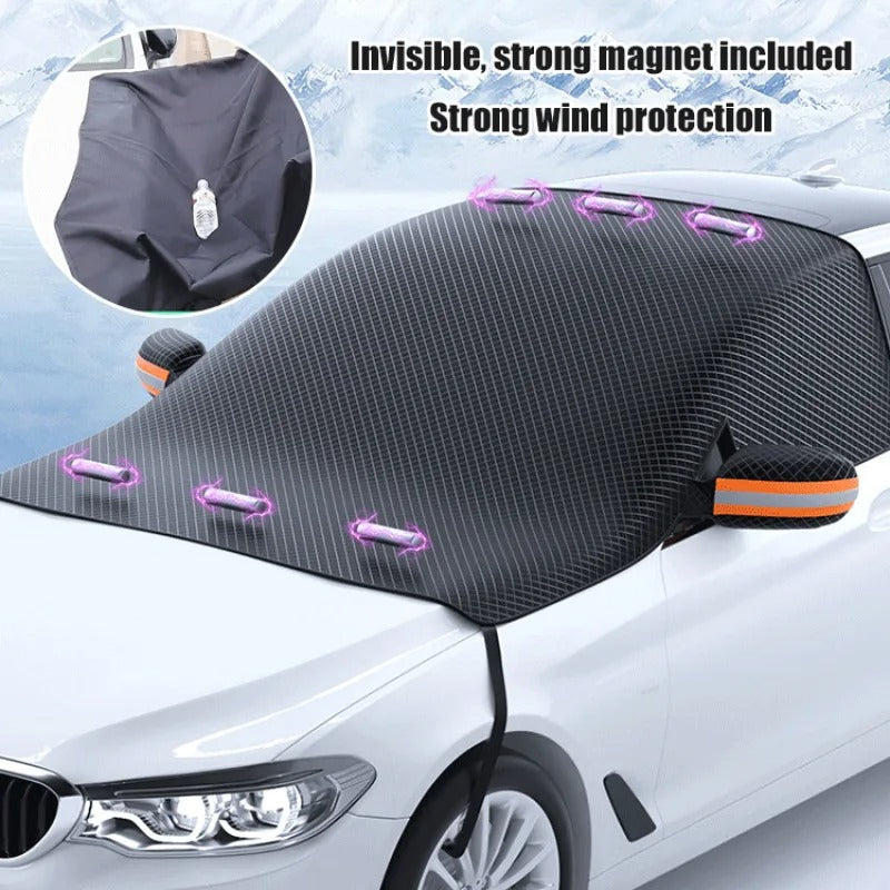 Cubierta magnética para nieve para coche