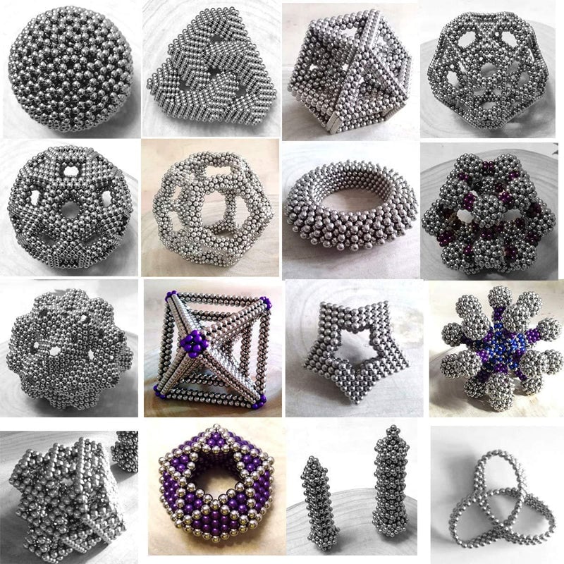 Cubo de Bolas Magnéticas Antiestrés