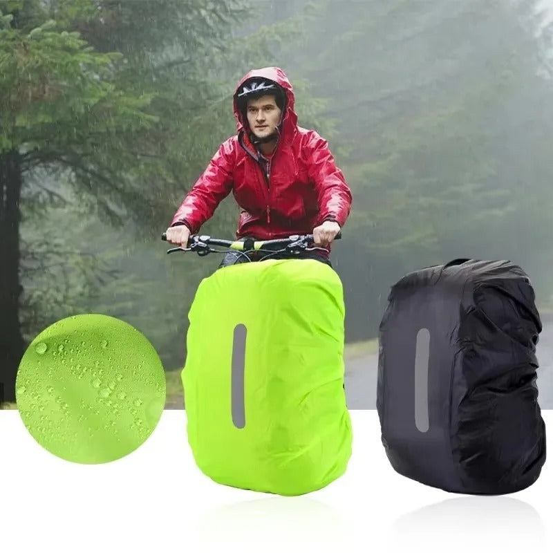 Cubremochilas Impermeable para Lluvia Unisex - Reflectante y Ajustable
