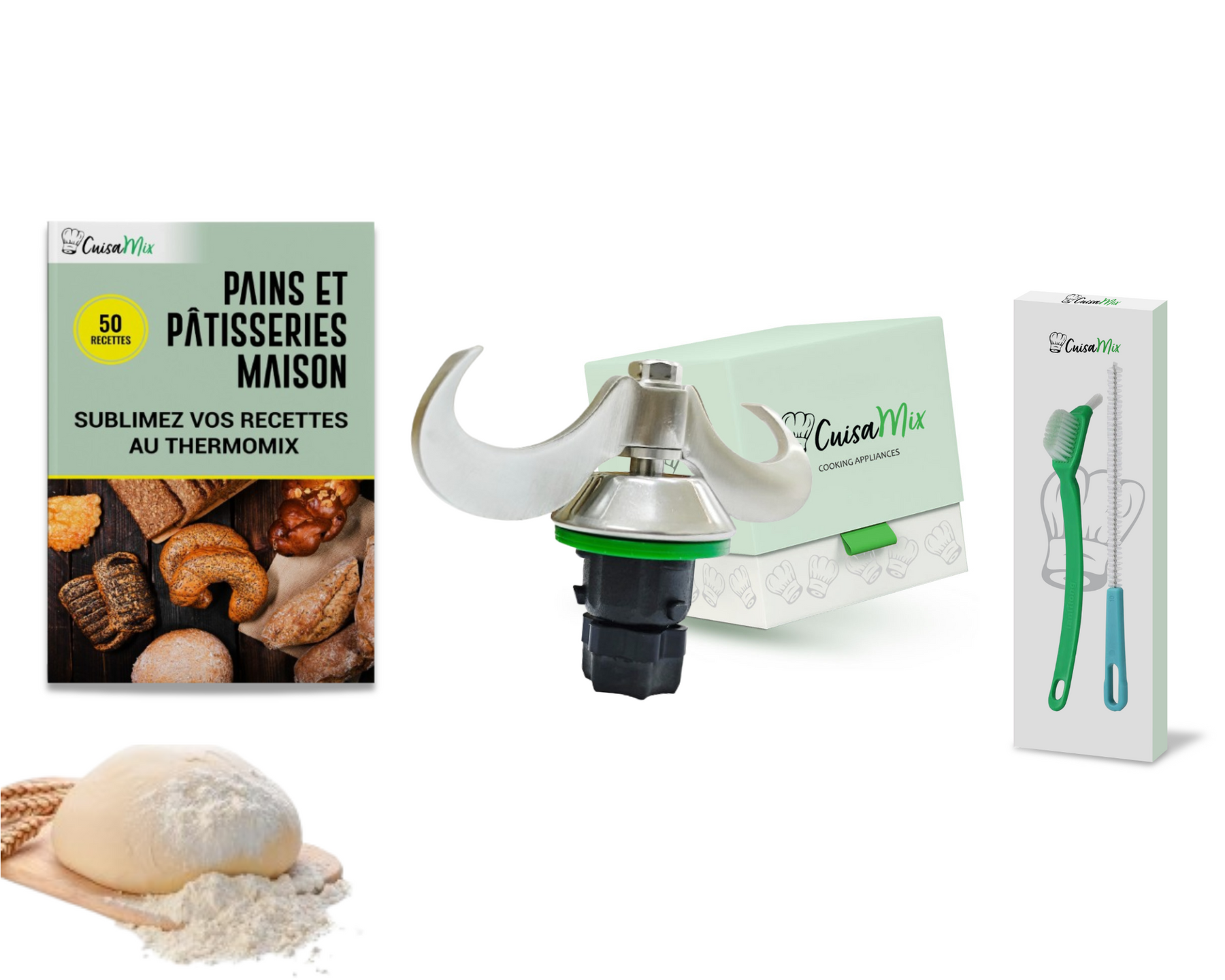 Cuchilla para masa para Thermomix