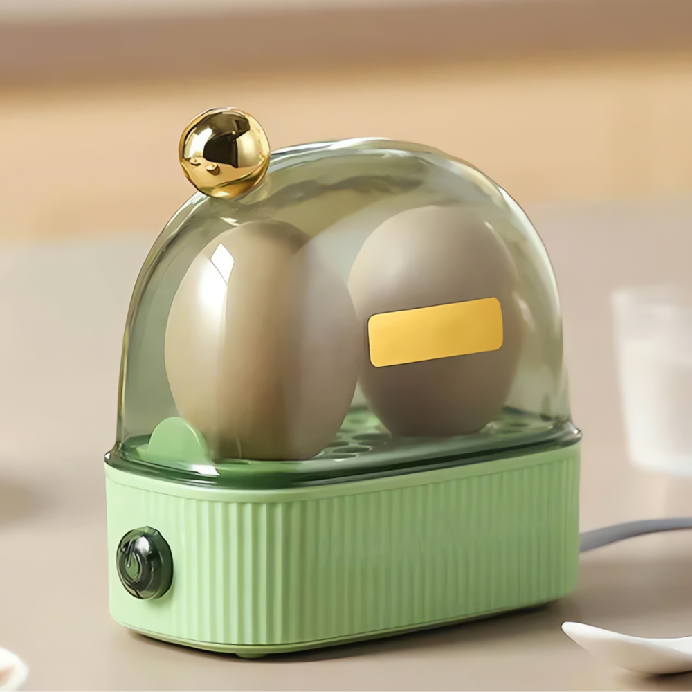 Cuecehuevos eléctrico compacto para 2 huevos