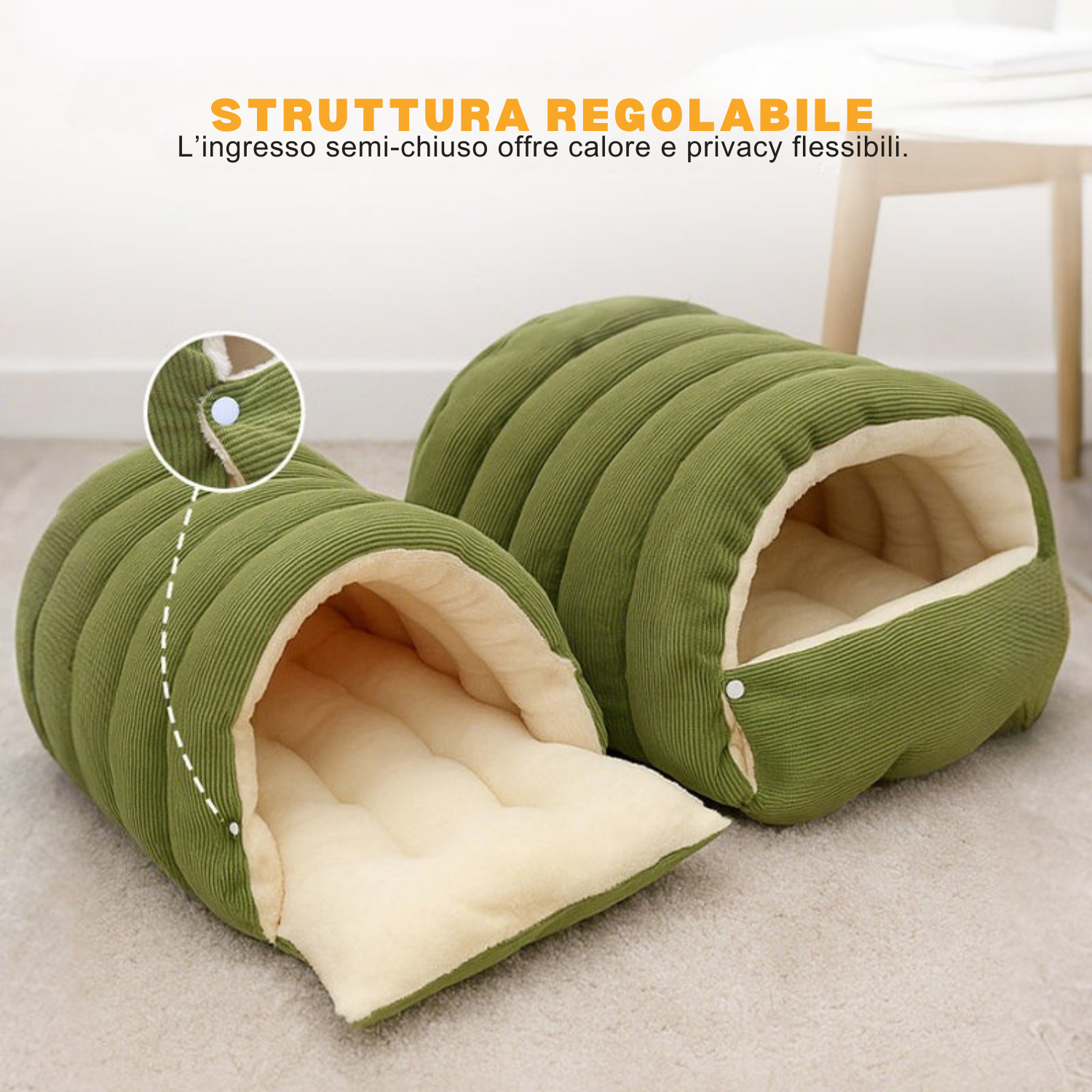 Cueva supersuave de lujo para mascotas