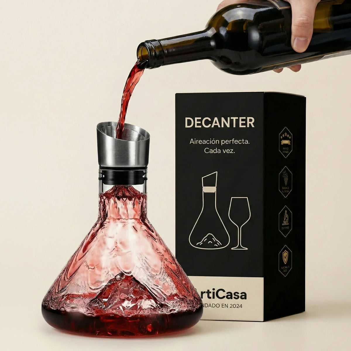 Decantador de vino