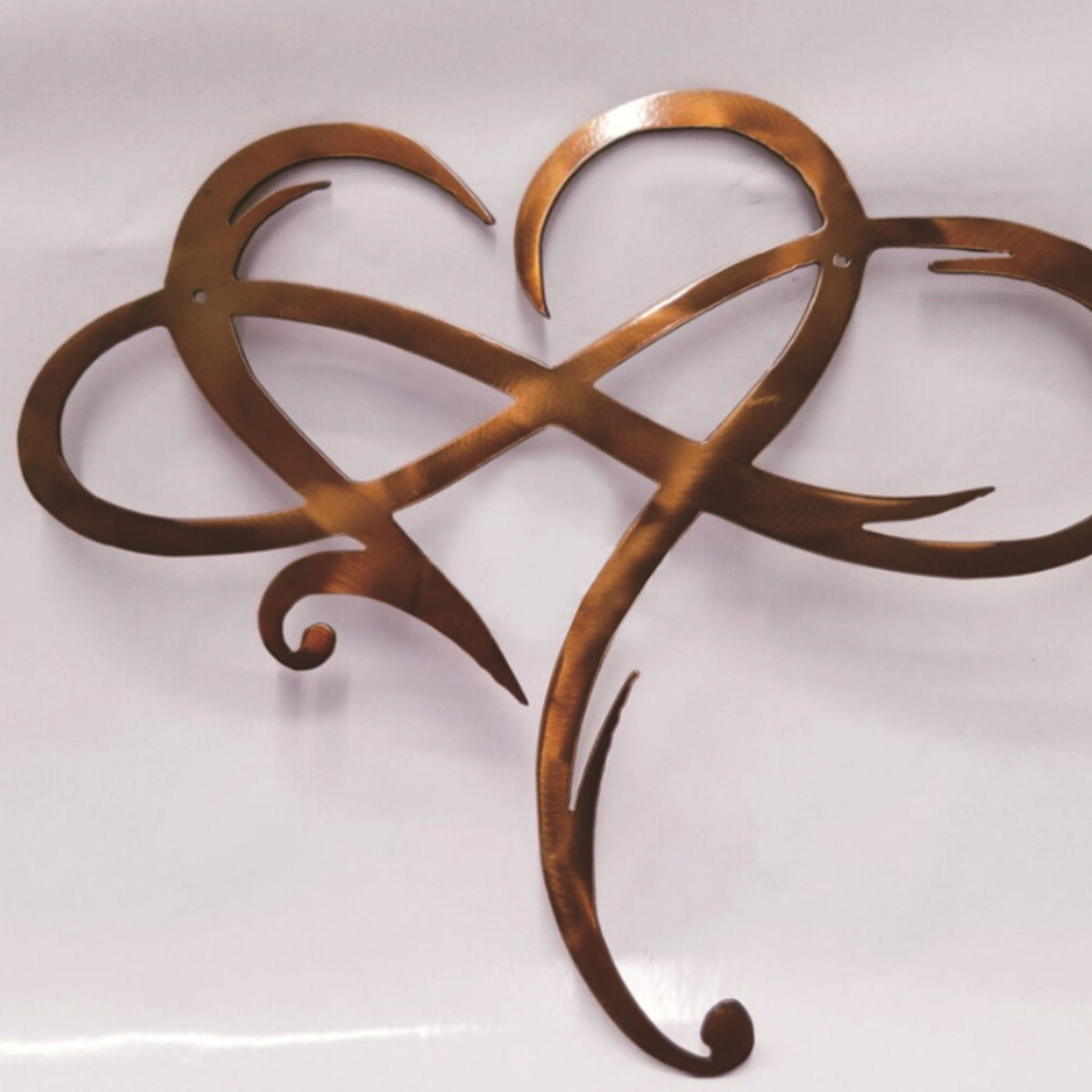 Decoración de pared Amor Eterno de acero inoxidable para el hogar
