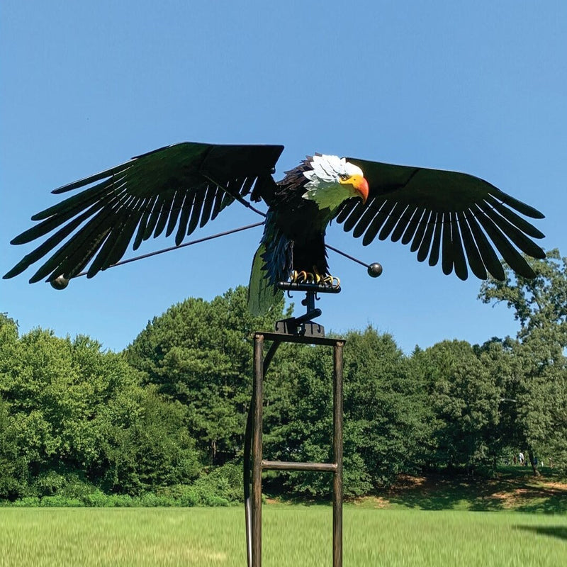 Decoración de patio con pájaro artístico para jardín