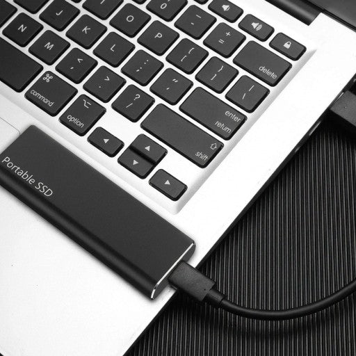 Disco duro externo de 4 TB USB-C, almacenamiento de datos portátil