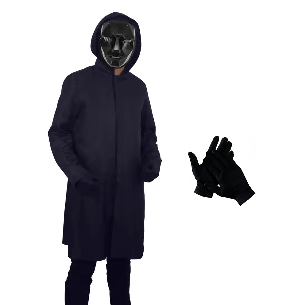 Disfraz de cosplay de poliéster para niños de Frontman con guantes