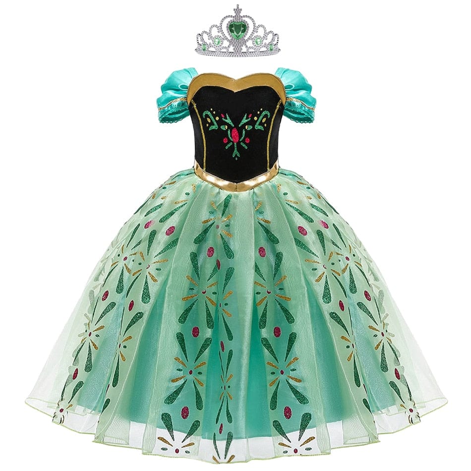 Disfraz de la princesa Anna de Frozen para niña