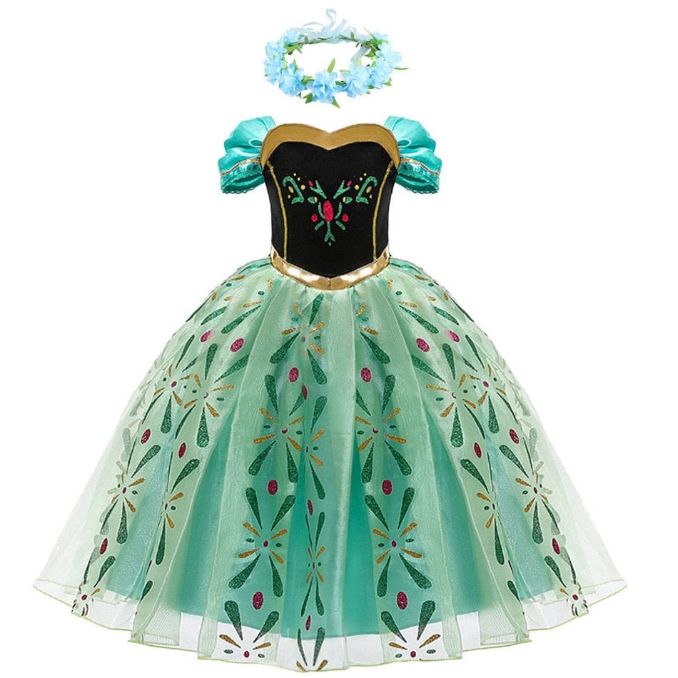 Disfraz de la princesa Anna de Frozen para niña