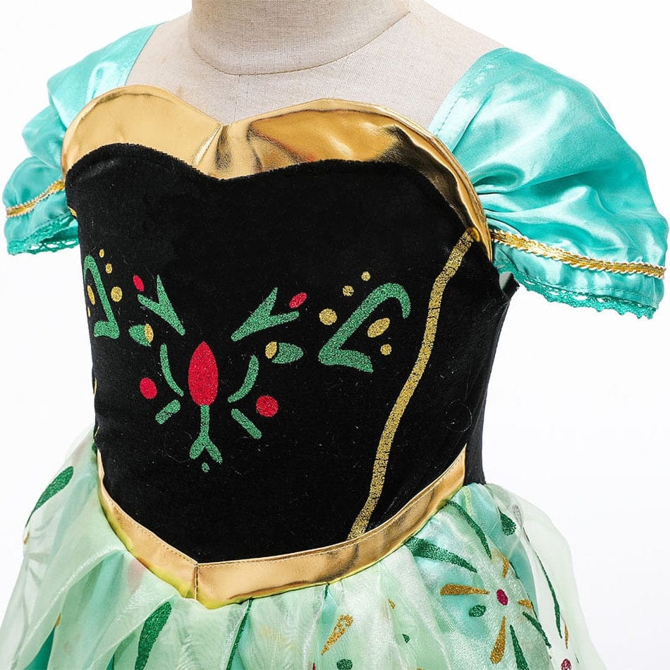 Disfraz de la princesa Anna de Frozen para niña