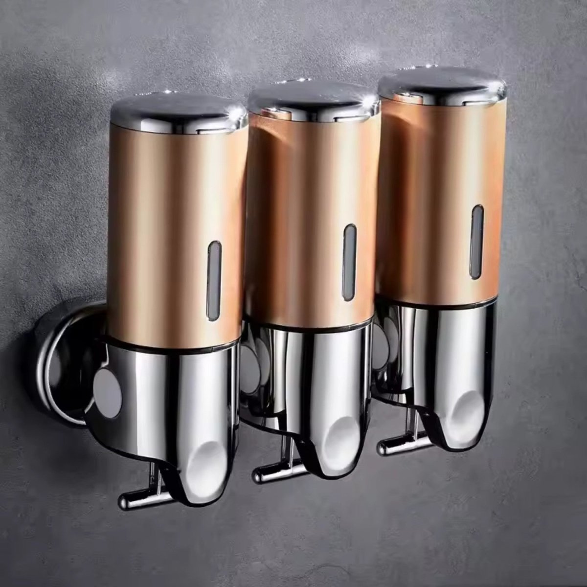 Dispensador de jabón de pared de acero inoxidable