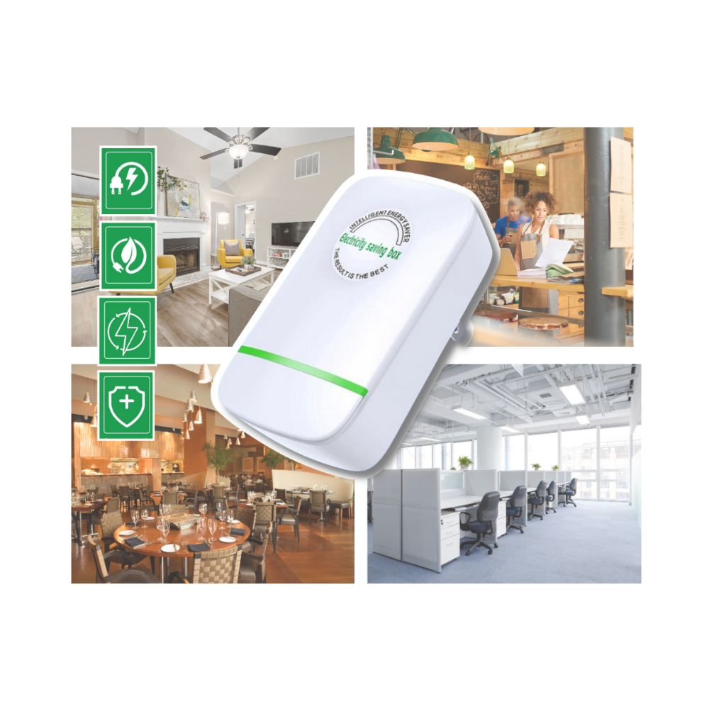 Dispositivo ahorrador de energía para enchufe doméstico con control de tensión