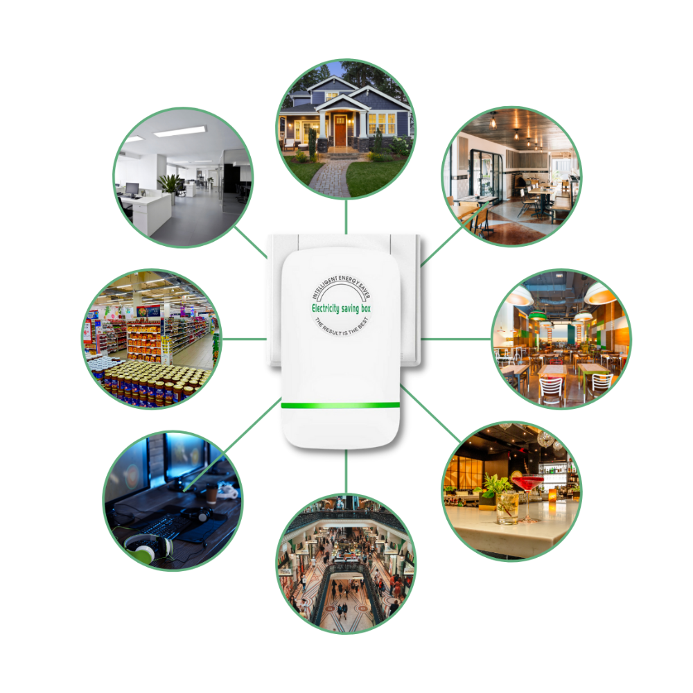 Dispositivo ahorrador de energía para enchufe doméstico con control de tensión