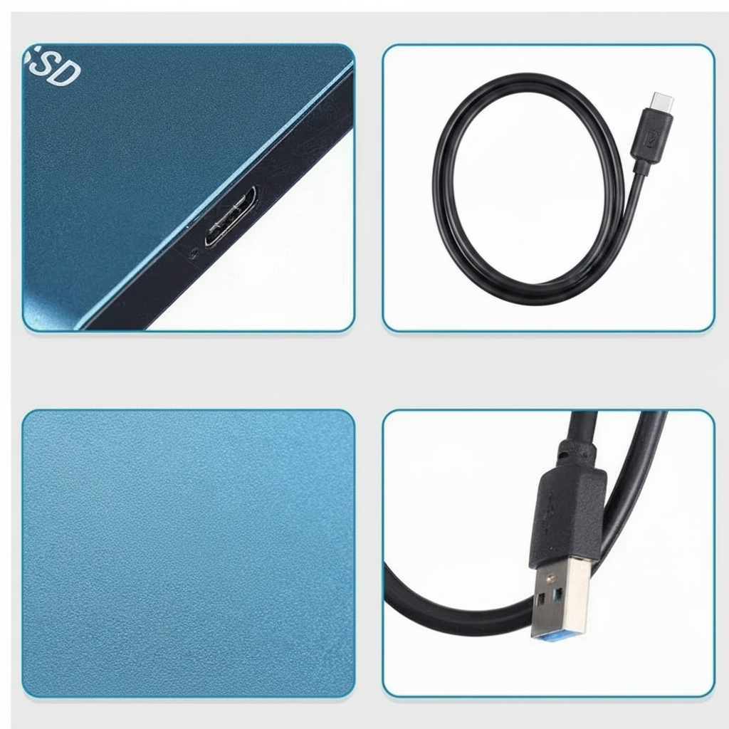 Dispositivo de almacenamiento SSD portátil externo USB