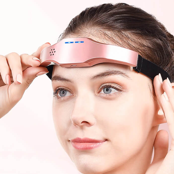 Dispositivo Masajeador de Cabeza Portátil para el Alivio del Dolor de Cabeza y la Migraña con Tecnología TENS Avanzada