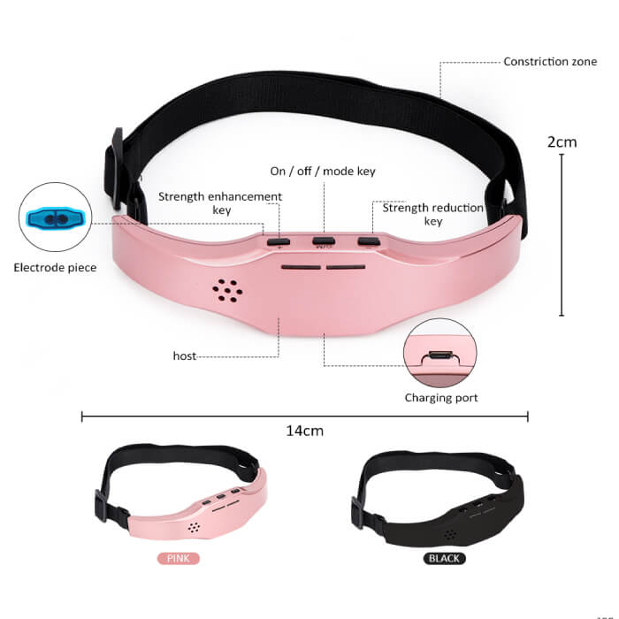 Dispositivo Masajeador de Cabeza Portátil para el Alivio del Dolor de Cabeza y la Migraña con Tecnología TENS Avanzada