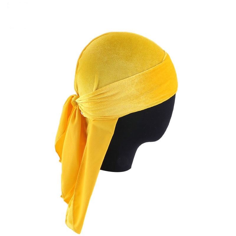 Durag de terciopelo transpirable