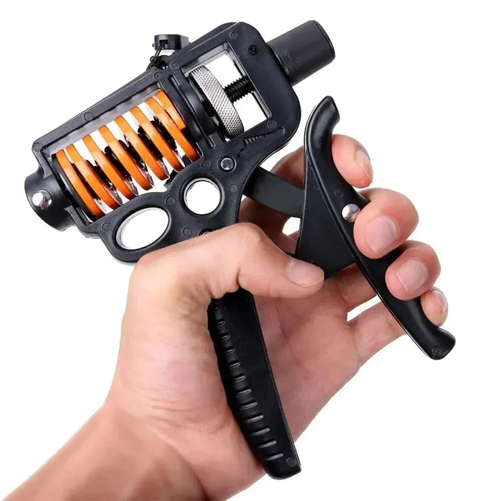 Ejercitador de agarre ajustable de 5 a 165 kg – Expansor de dedos para entrenamiento de brazos, muñecas y antebrazos