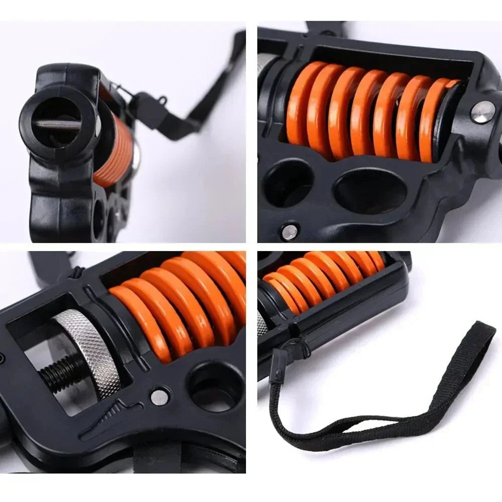 Ejercitador de agarre ajustable de 5 a 165 kg – Expansor de dedos para entrenamiento de brazos, muñecas y antebrazos