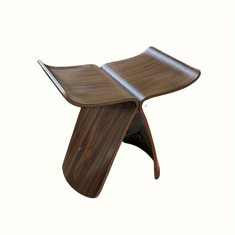 Elegante taburete Butterfly – Diseño atemporal para salón y recibidor