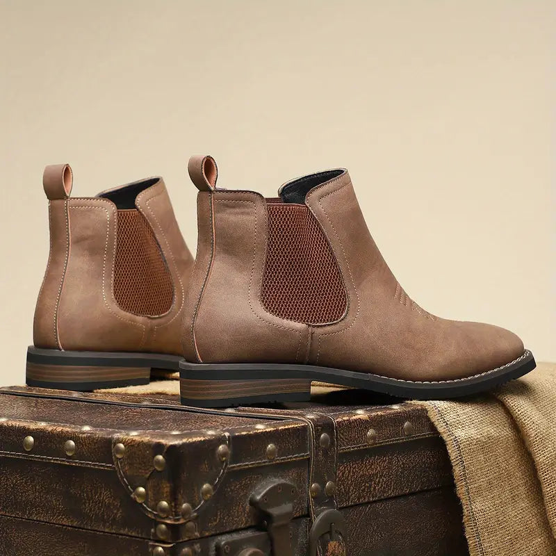 Elegantes botines Chelsea para hombre