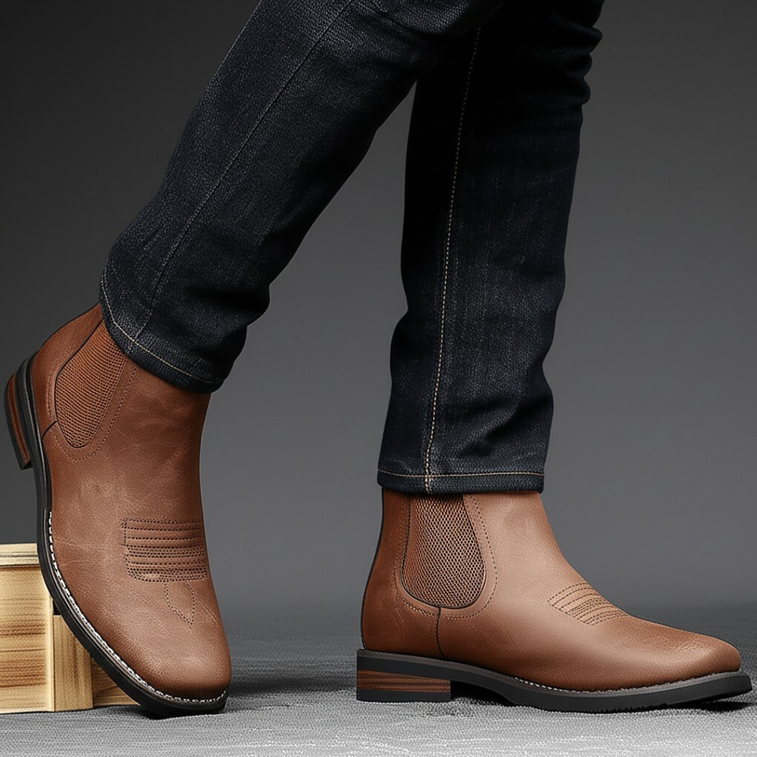 Elegantes botines Chelsea para hombre