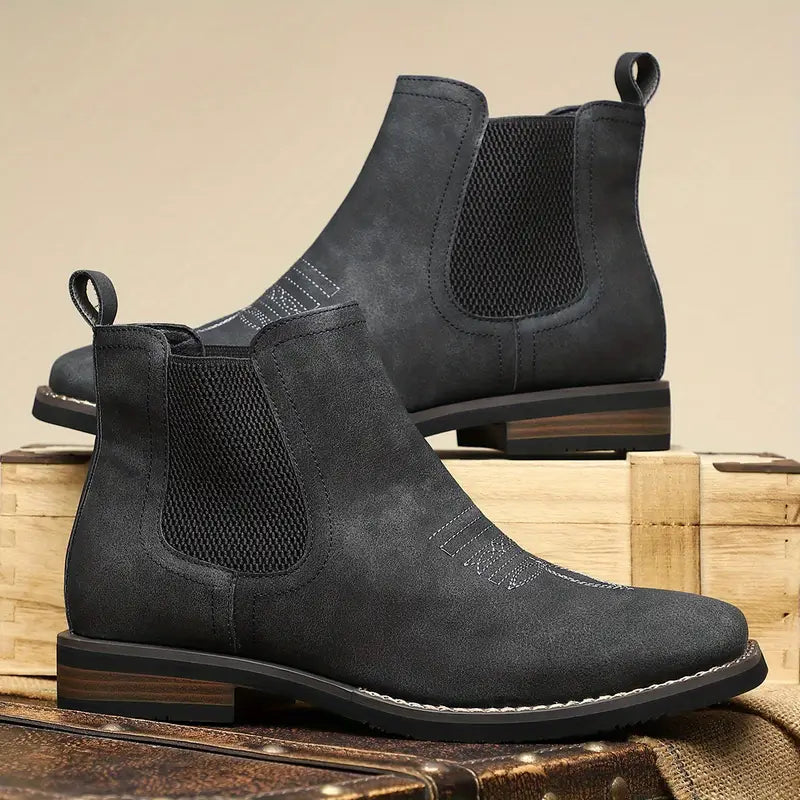 Elegantes botines Chelsea para hombre