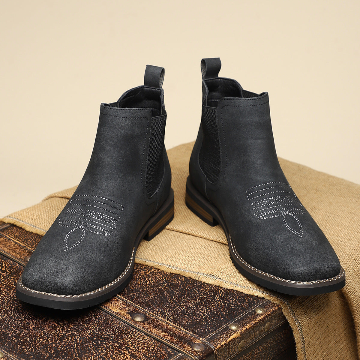 Elegantes botines Chelsea para hombre
