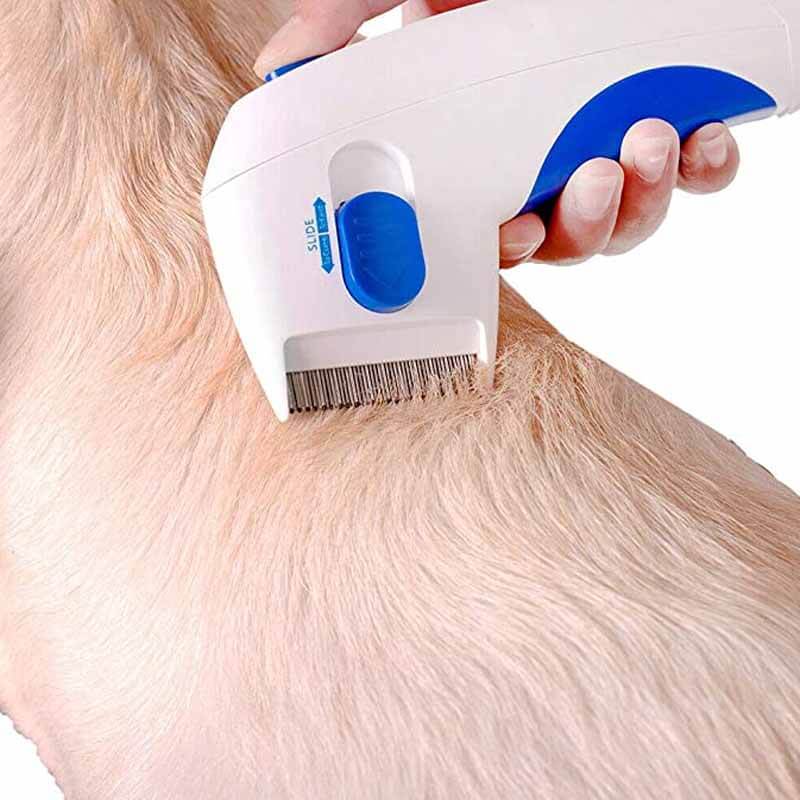 Eliminador eléctrico de pulgas y garrapatas: suave y sin productos químicos