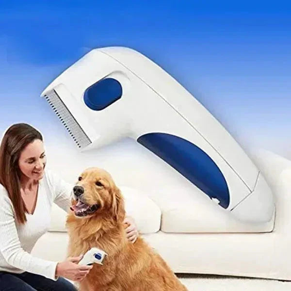 Eliminador eléctrico de pulgas y garrapatas: suave y sin productos químicos