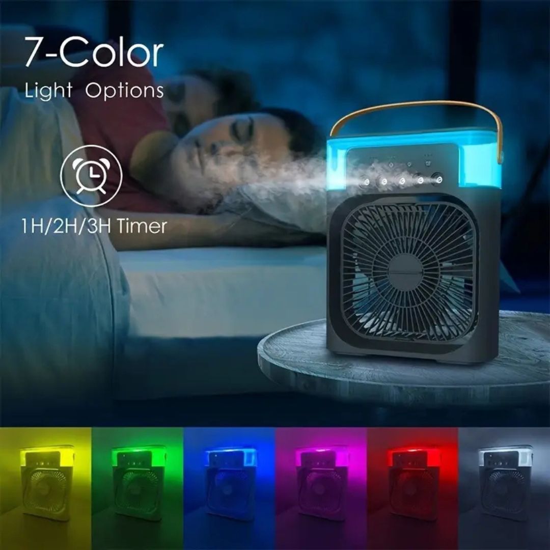 Enfriador de aire portátil y humidificador 3 en 1