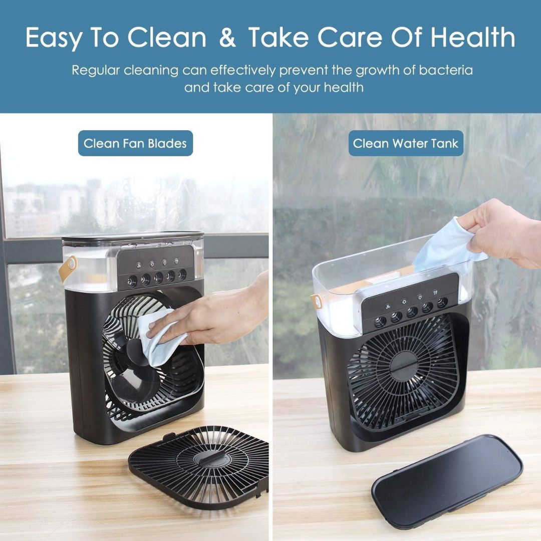 Enfriador de aire portátil y humidificador 3 en 1