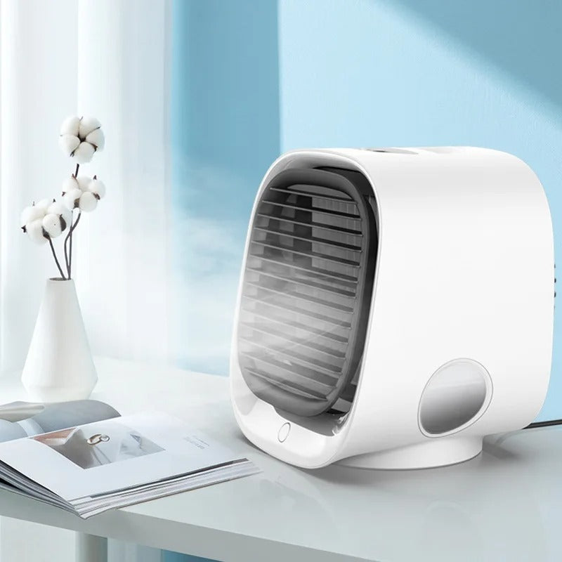 Enfriador de aire y humidificador compacto 2 en 1