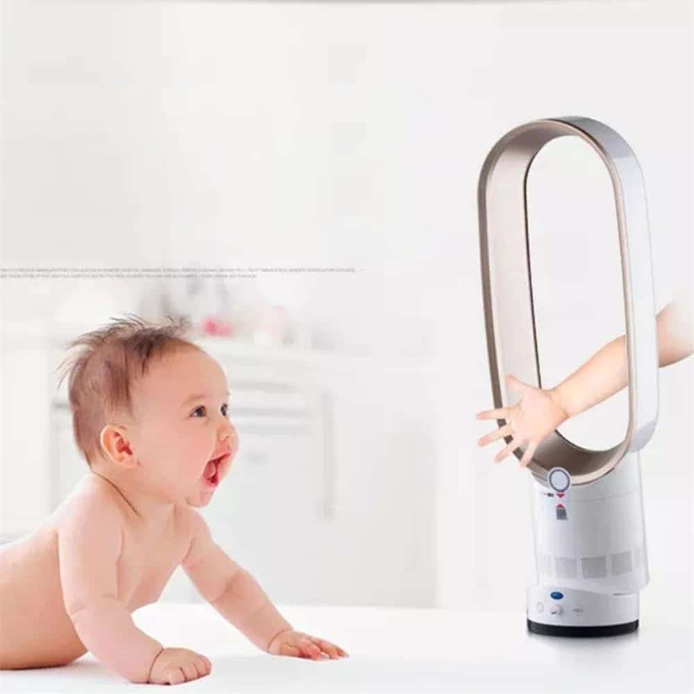 Enfriador de aire y ventilador sin aspas giratorias