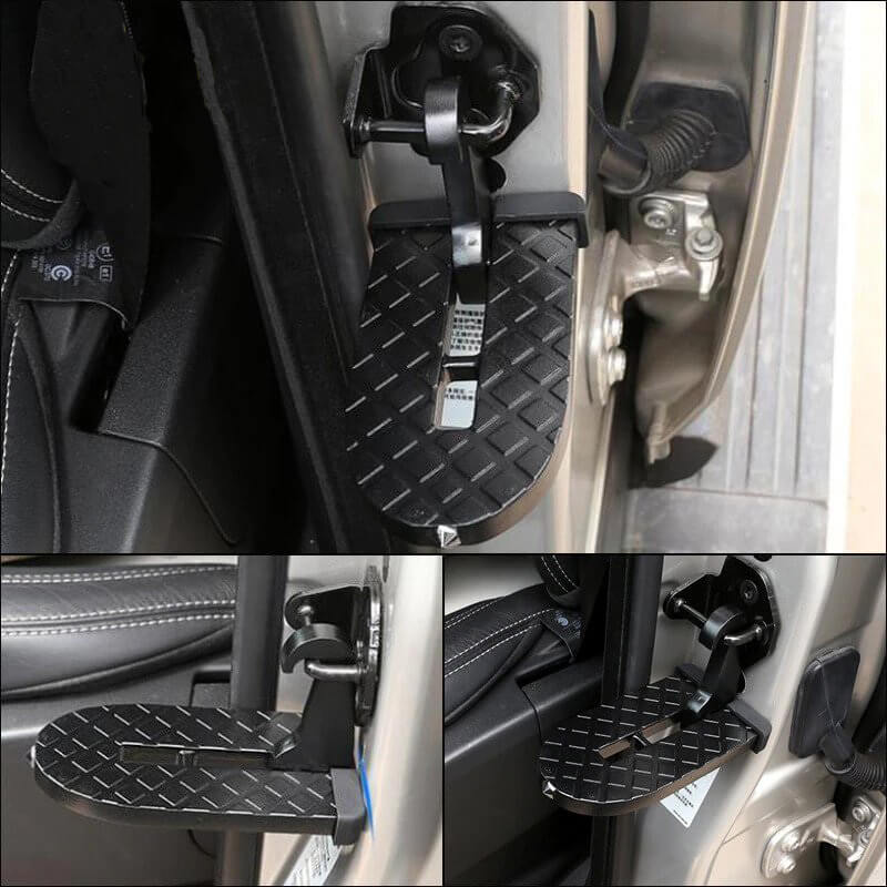 Escalón de puerta para un acceso fácil al techo del coche