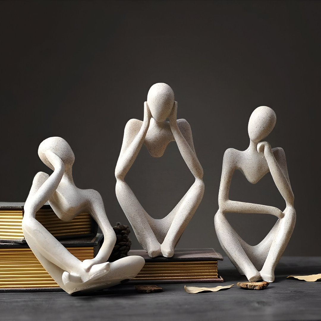 Escultura abstracta El Pensador – Elegancia atemporal para su hogar