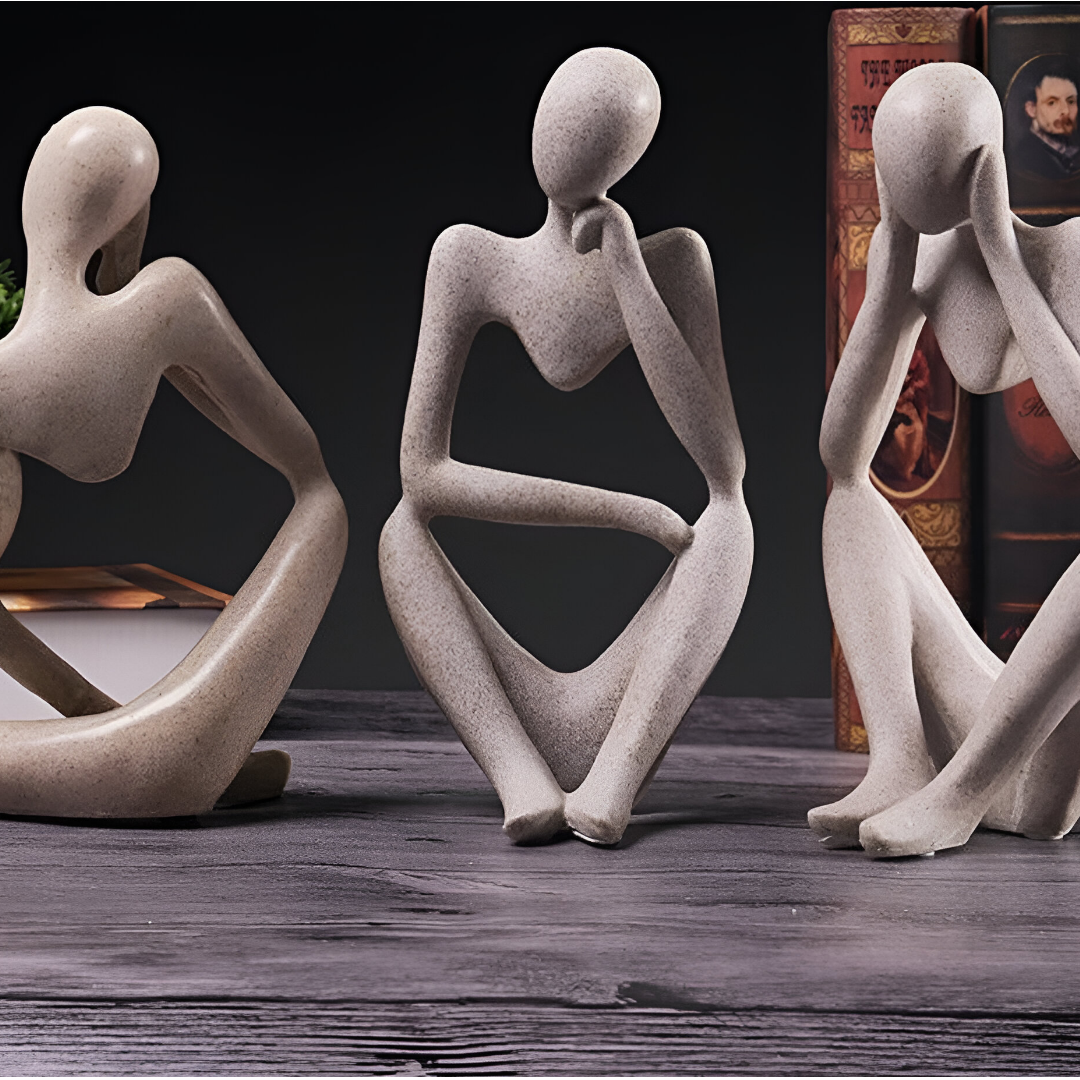 Escultura abstracta El Pensador – Elegancia atemporal para su hogar