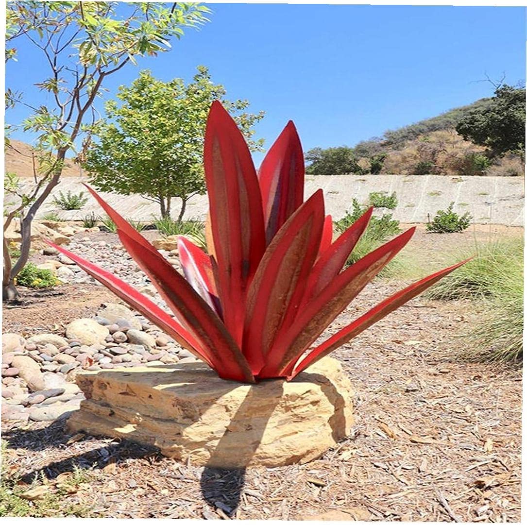 Escultura de jardín artesanal de metal antioxidante para decoración de interior y exterior