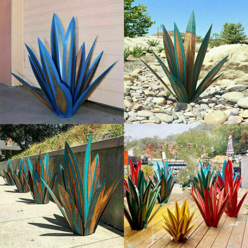 Escultura de jardín artesanal de metal antioxidante para decoración de interior y exterior