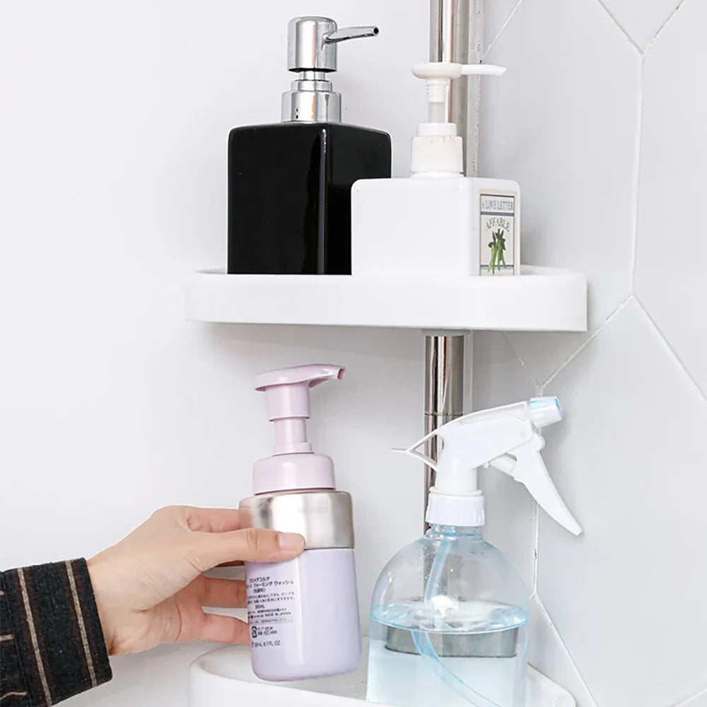 Estantería ajustable: Organizador de baño extensible con estante regulable